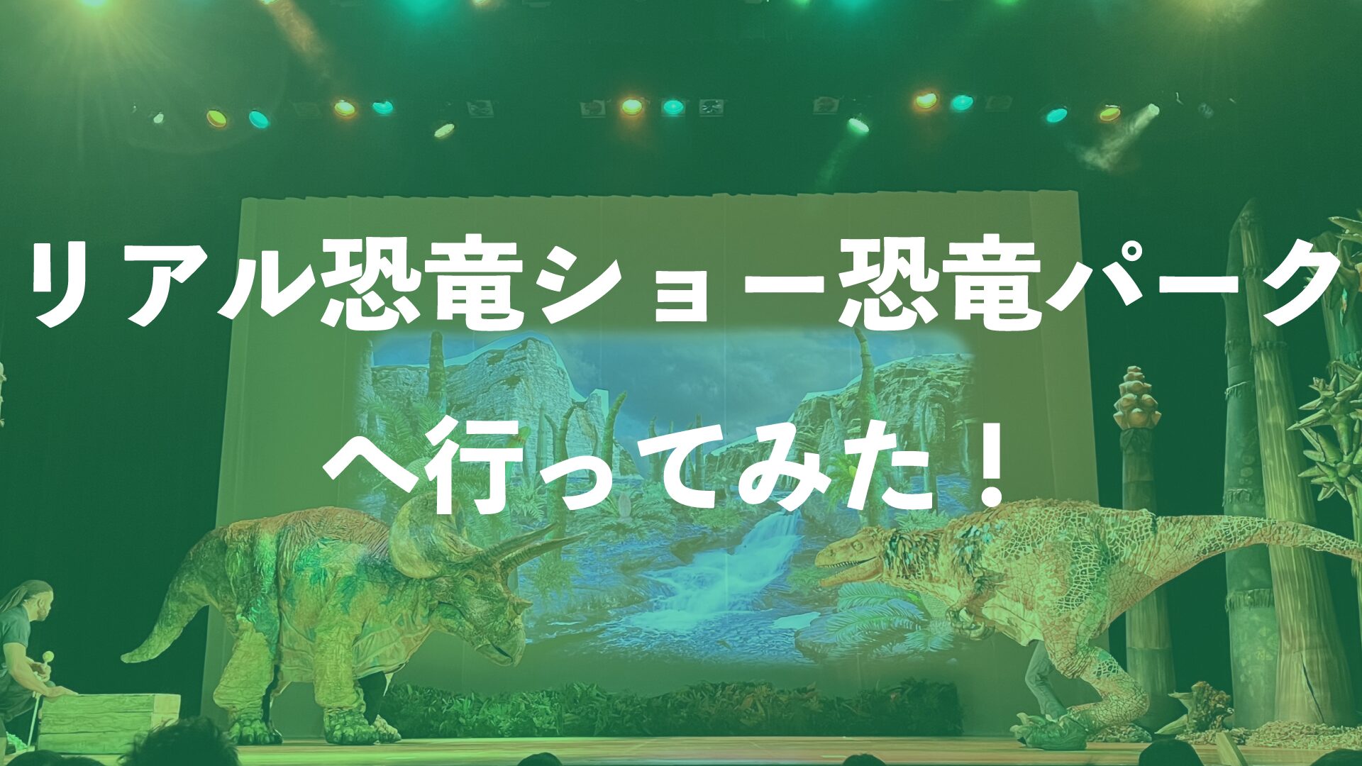 実体験】2024年！リアル恐竜ショー恐竜パークへ行ってみた！チケットは 